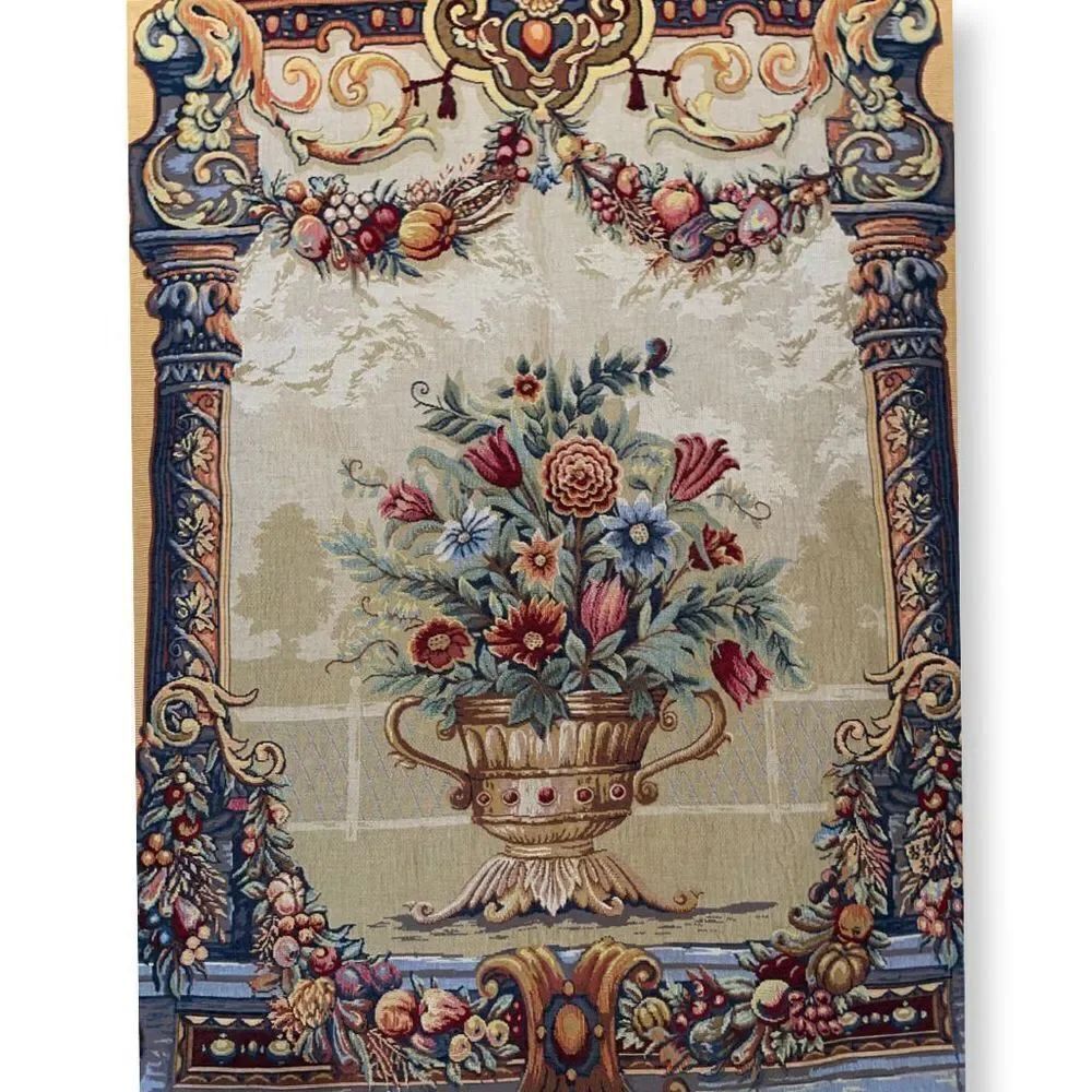 5223 Jardin Beaumesnil Point Des Meurins “Le Toucher”  France WALL ART TAPESTRY.